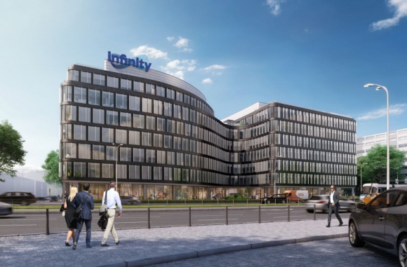 Biurowiec Infinity na starcie Nieruchomości, BIZNES - Rozpoczęła się realizacja ściany szczelinowej w ramach budowy biurowca Infinity we Wrocławiu.